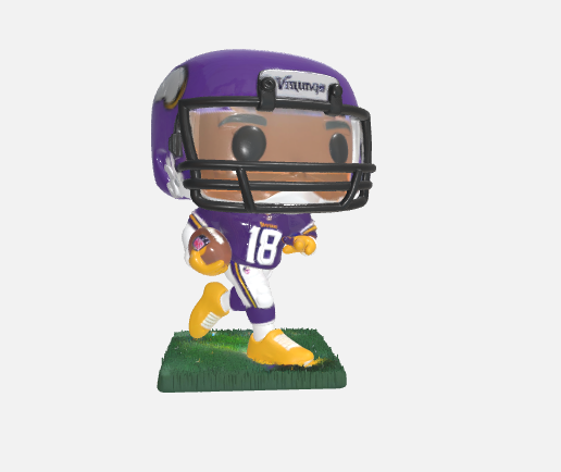 Lamar Jackson Funko 3D model