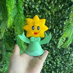 estrela.jpeg Archivo 3D estrella princesa melocotón super mario・Diseño de impresión en 3D para descargar