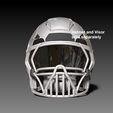 BPR_Composite3a.jpg Facemask Pack VIII for NFL Riddell AXIOM Helmet Geosanmo 3D print model