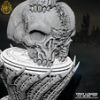 4.png Hogwarts Skull ornamentation for potion desk with candle option