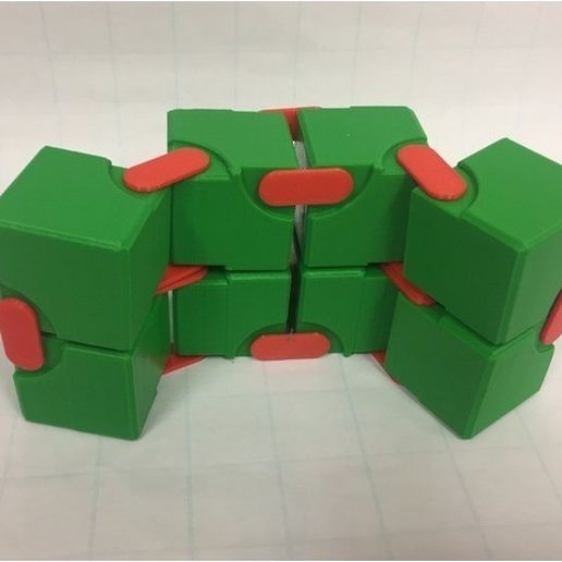 d7cc510be0080ab2eeea63a13d681f49_preview_featured.jpg Télécharger fichier STL gratuit Snapping Hinged Infinity Cube, Magic Cube, Flexible Cube, Flexible Cube, Cube pliable. • Objet imprimable en 3D, LGBU