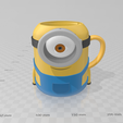 3D Builder 9_4_2020 11_11_16.png Minion Stuart Cup Glass Mug