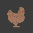 hen.png Hen Jigsaw Puzzle – 3D Printable Game