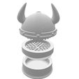 Captura-de-Pantalla-2022-08-05-a-las-21.49.02.jpg STL file GRINDER GRINDER GRINDER GRINDER HELMET VIKING 3 PIECES EASY PRINT・3D printing design to download