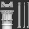 40-ZBrush-Document.jpg 90 classical columns decoration collection -90 pieces 3D Model