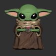 ZBrush-Document1.jpg BEBE YODA - BABY YODA SOUP "cartoon".