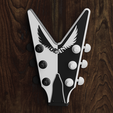 2.png Dean ML Guitar Headstock - Wall Art / Key Hanger