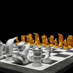 minon-2.png Minions Chess Set - Minions Characters 6 Different Chess Pieces