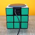 IMG_7736.jpg Rubiks Cube Echo Dot Holder Amazon Alexa 3rd Gen Stand Cool Colorful Gift for Cuber Fun Twisty Puzzle Home Decor Accessory Rubik's Game