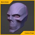 BlackMaskOrthobyCassiusProps.jpg Arkham Black Mask 3D prop file