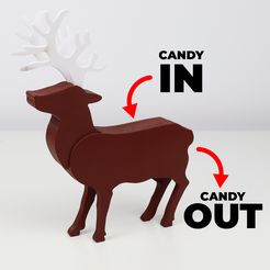 Bild-02-100.jpg Archivo STL gratis Dispensador de caramelos de reno・Objeto para impresora 3D para descargar