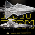 Wie VWENATOR-CLASS STAR DESTROYER Obi Wan Lightsaber Sculpture - Star Wars 3D Models - Tested and Ready for 3D printing