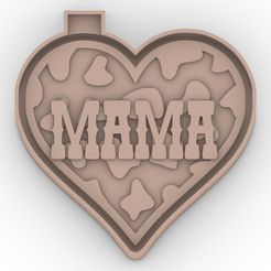 Mama-Cow-heart_1.jpg Cow heart Mama - freshie mold