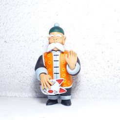 goko-grandfather-1.jpg Archivo STL Figura del abuelo Goku Dragon ball・Modelo para descargar y imprimir en 3D