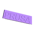 Prusa Logo - Colour Change Black to White - 4.50 - Use Supports BB.stl Prusa Printer - Desk Mate!!!