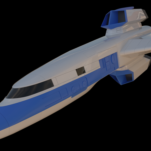 Galaxy Rangers - Ranger One Space Ship 3D model