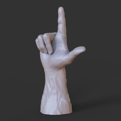 004.png Male Hand Pose - Gesture - 08