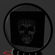 Screenshot_1.png Suspended - Scary Skull - Thread Art STL
