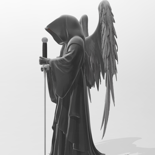👼 dark angel・ STL File for 3D printing・Cults