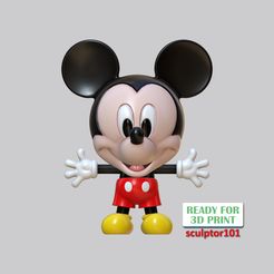 Mickey-Bandai-symmery-pose-1.jpg Bandai Mickey Mouse capsule version - symmery pose