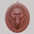 a_153.jpg Baboon Animal Necklace Baboon Animal Pendant for CNC Router Laser & 3D Printer