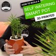 Instructables Cover Card.jpg Free STL file Automatic Smart Plant Pot - (DIY, 3D Printed, Arduino, Self Watering, Project)・3D printer design to download, DIYMachines