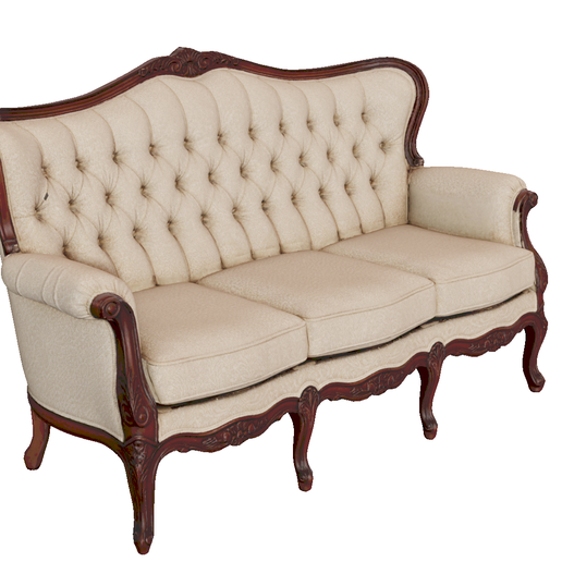 Vintage Victorian Tufted Chesterfield Sofa
