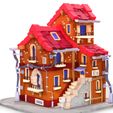 2.jpg MAISON 6 HOUSE HOME CHILD CHILDREN'S PRESCHOOL TOY 3D MODEL KIDS TOWN KID Cartoon Building 5