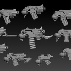 Bolters.jpg STL file Plague bolters・Design to download and 3D print