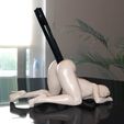 Pen-holder-nude-woman-Big-boobs.jpg STL file Pen holder nude woman Big boobs・3D printable model to download, x9s