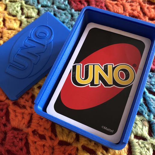 3d print uno card game box made with wanhao i3 cults