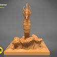 seahorse-color.451.jpg STL file Giant Sea Horse・3D printer design to download