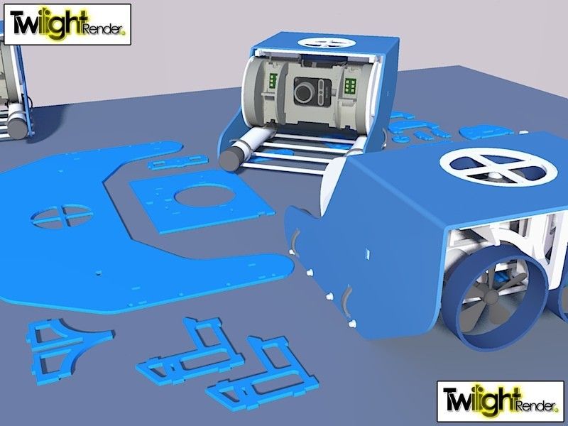 7750847090_7b18493e4b_c_display_large.jpg Free STL file OpenROV Underwater Robot・3D printer design to download, PortoCruz675