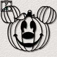 project_20230906_2219135-01.png Mickey Mouse Pumpkin wall art Disney Mickey wall decor for Fall