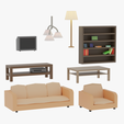 Cover-Image-3.png Low Poly Livingroom pack