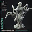 slime-monk-3.jpg Slime Monk - The Gelatinous Queen - PRESUPPORTED - Illustrated and Stats - 32mm scale