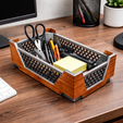 Organizador-de-oficina-moderno-y-funcional.png Modular Desk Organizer System | Stackable Storage STL