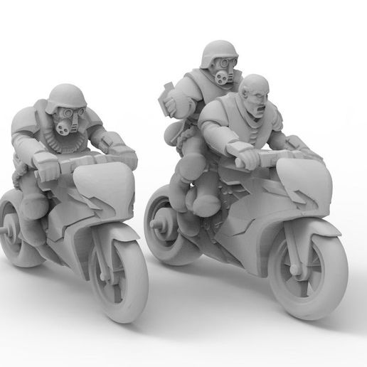 Gaslands bikers 3D model