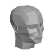 Render1.png Human Head Abstracted - Human Head Abstrac Low Poly