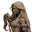 9.431.png Rapunzel Bust 3D Print