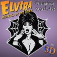 Elvira-IMG.jpg Elvira Mistress of the Dark Movie Macabre Silhouette Wall Art