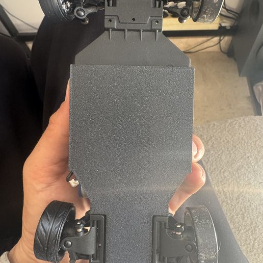 LDRC 1/18 battery delete/chassis reinforcement and esc relocation bracket