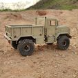 ahead-RC-M939-4x4-sideboard-flatbed-313-324-14.jpg Crawler M939 4x4 Sideboard Flatbed 313mm 324mm- 1/10 RC body attachment