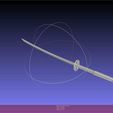 meshlab-2024-01-21-07-05-55-22.jpg Bleach Kuchiki Rukia Sword Printable Assembly