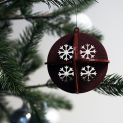 advent_avent_calendrier_calendar_dagoma_christmas.png Free STL file Day 8: The flakes ball・3D printing design to download, dagomafr