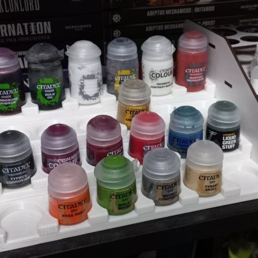 Modular Paint Stand 3D model