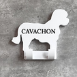 20-CAVACHON-with-name.png Cavachon dog lead hook