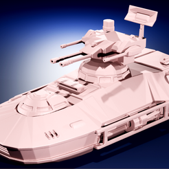 My-project-1-83.png Archivo STL STAR WARS LEGION: Tanque de asalto rebelde T-1C・Modelo para descargar y imprimir en 3D