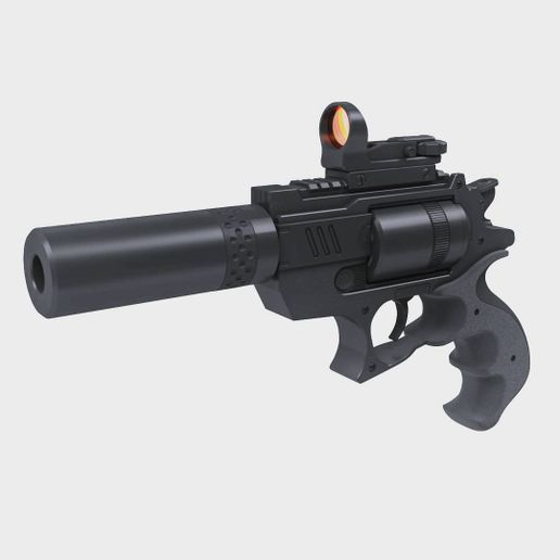 Revolver V1 | AirSoft 3D Print 3D model