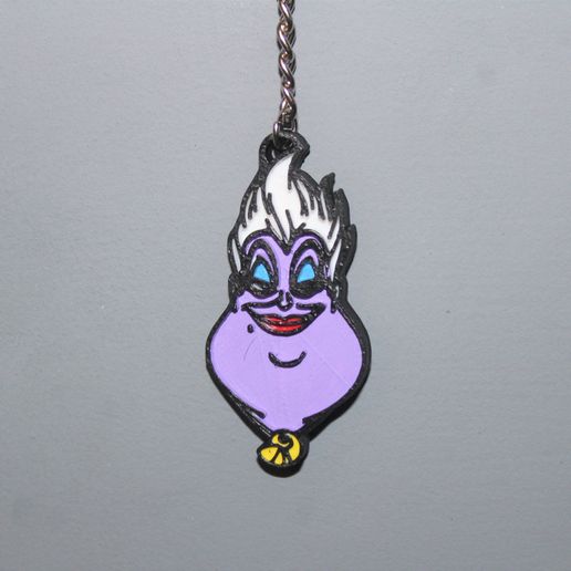 KEYCHIN Portachiavi Ursula Con Incisione 'Ursula Is My Spirit Animal', In Acciaio Inox, Regalo Per Fan Della Strega Del Mare